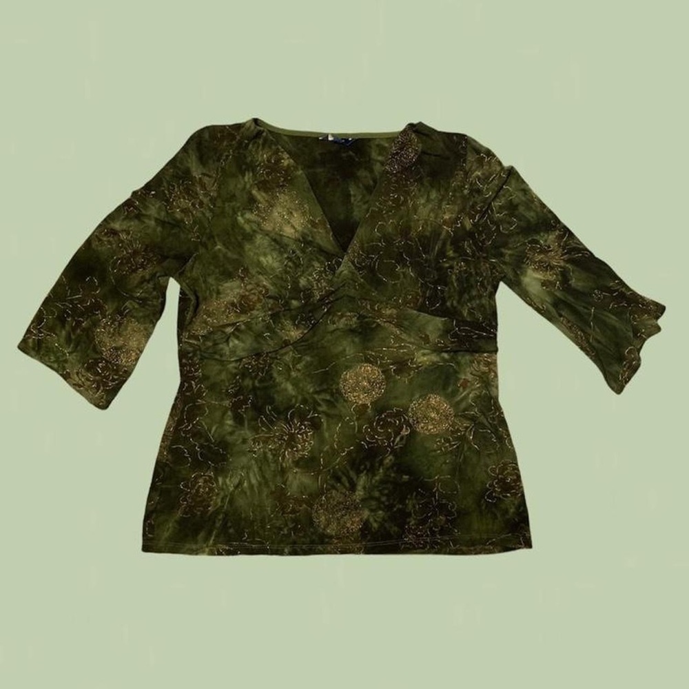 ⛅️reitman vintage 3/4 sleeve flowy fairy top